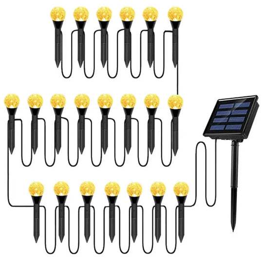 Solarbetriebene Kugellampe für Garten und Balkon 2