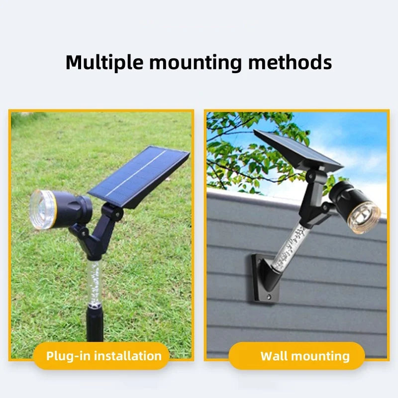 Solarbetriebene LED-Gartenstrahler für Außenbereiche 3