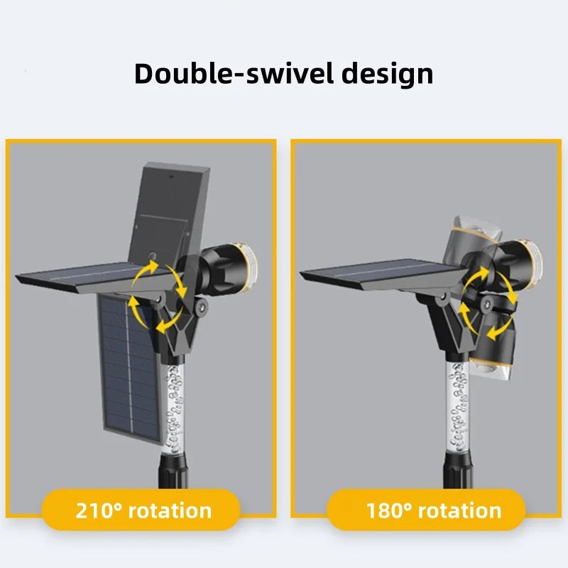 Solarbetriebene LED-Gartenstrahler für Außenbereiche 4