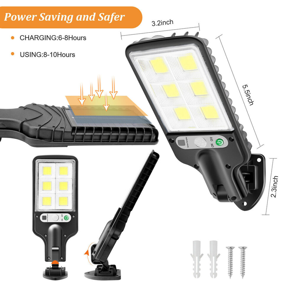 Solarbetriebene LED-Torlampe für Außenbereiche 7