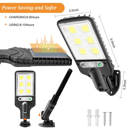 Solarbetriebene LED-Torlampe für Außenbereiche 7