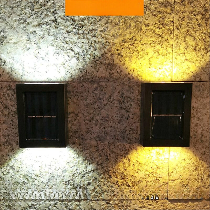 Solarbetriebene Wandleuchte für die Terrasse 3
