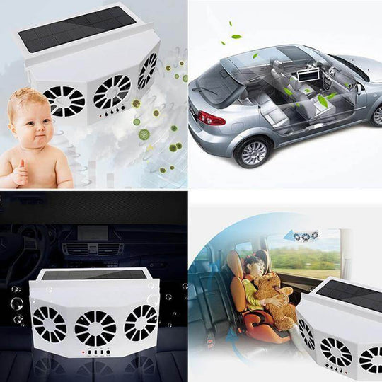 Solarbetriebener Auto Ventilator für Frische Luft und Luftzirkulation 2