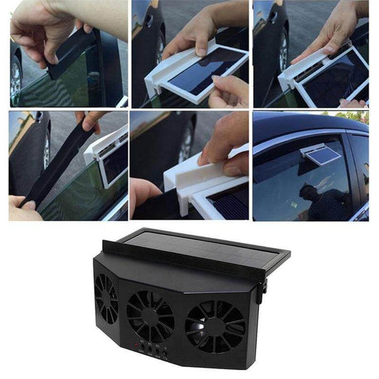 Solarbetriebener Auto Ventilator für Frische Luft und Luftzirkulation 3