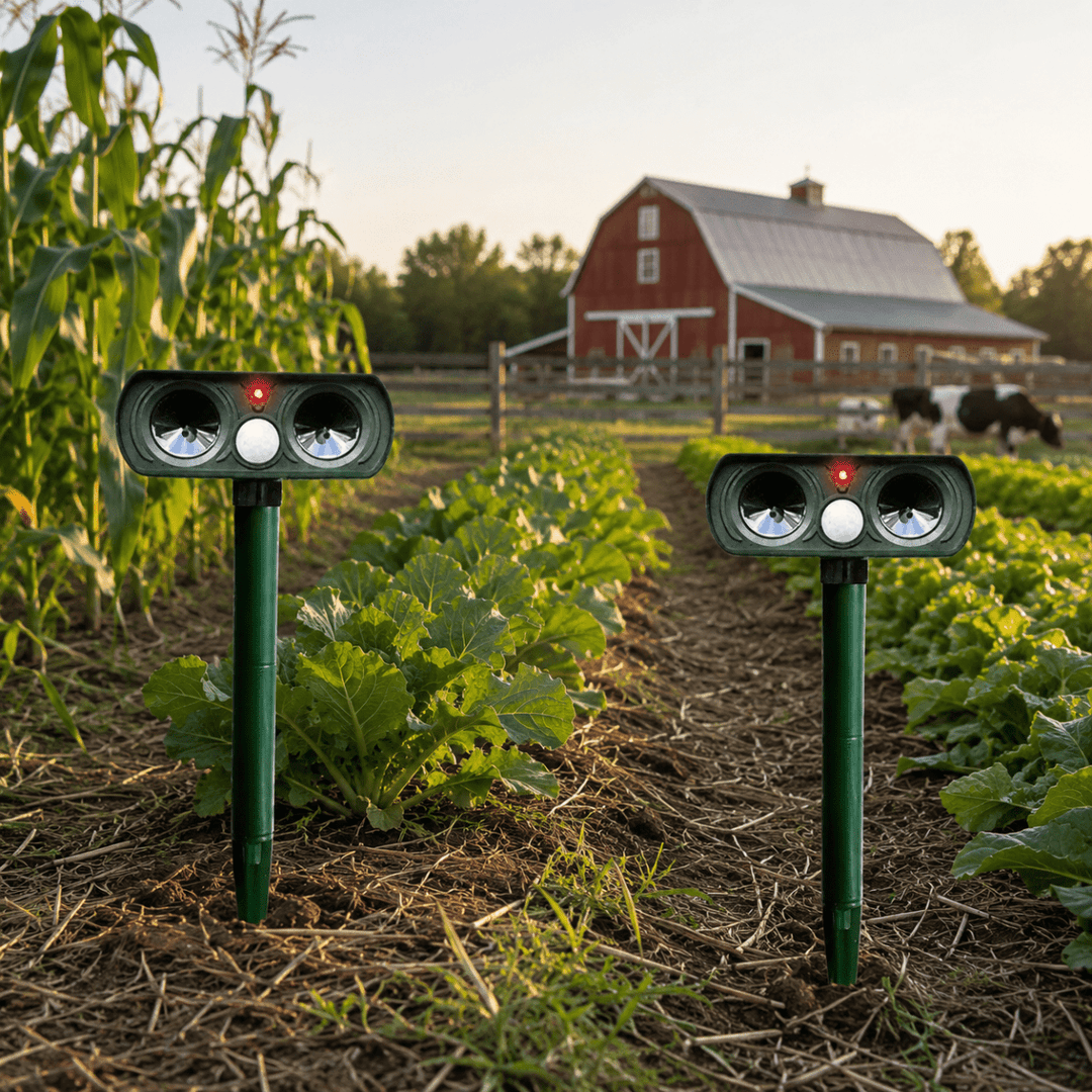 Solarbetriebener Tiervertreiber für Garten 2