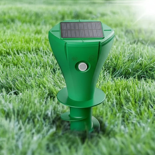 Solarer Maulwurfsvertreiber mit Vibration für Garten 2