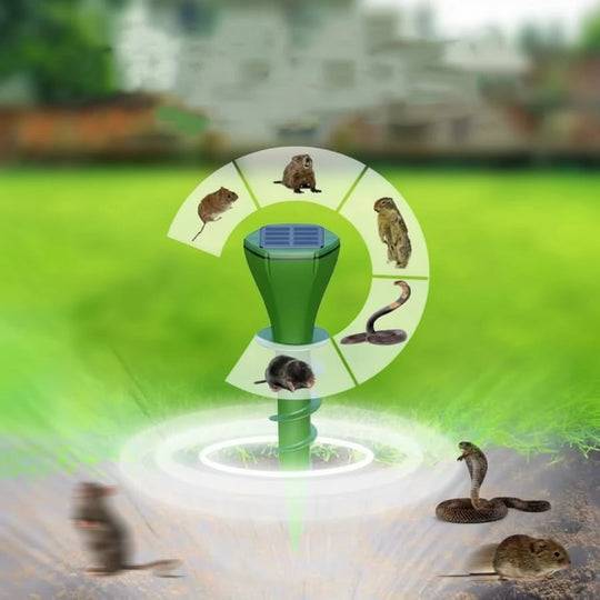 Solarer Maulwurfsvertreiber mit Vibration für Garten 4