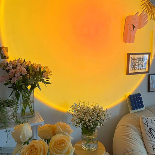 Sonnenuntergang Lampe LED mit Fernbedienung und drehbarem Kopf 2