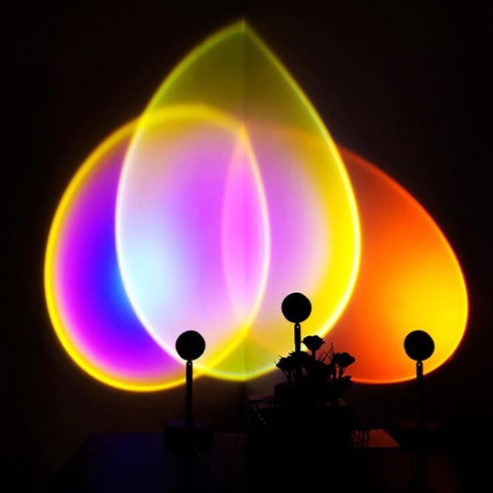 Sonnenuntergang Lampe LED mit Fernbedienung und drehbarem Kopf 3