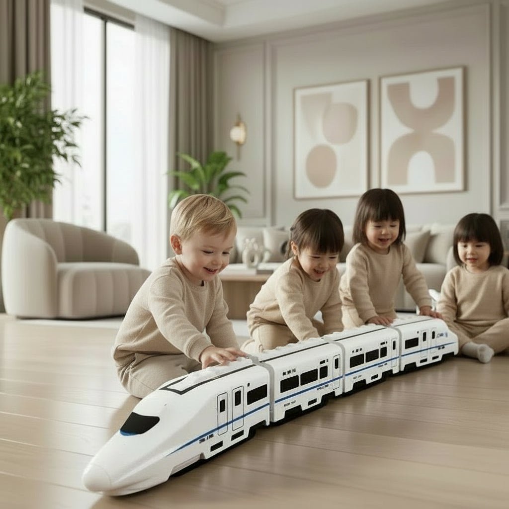 Spielzeugeisenbahn mit 360° Drehung für Kinder 1