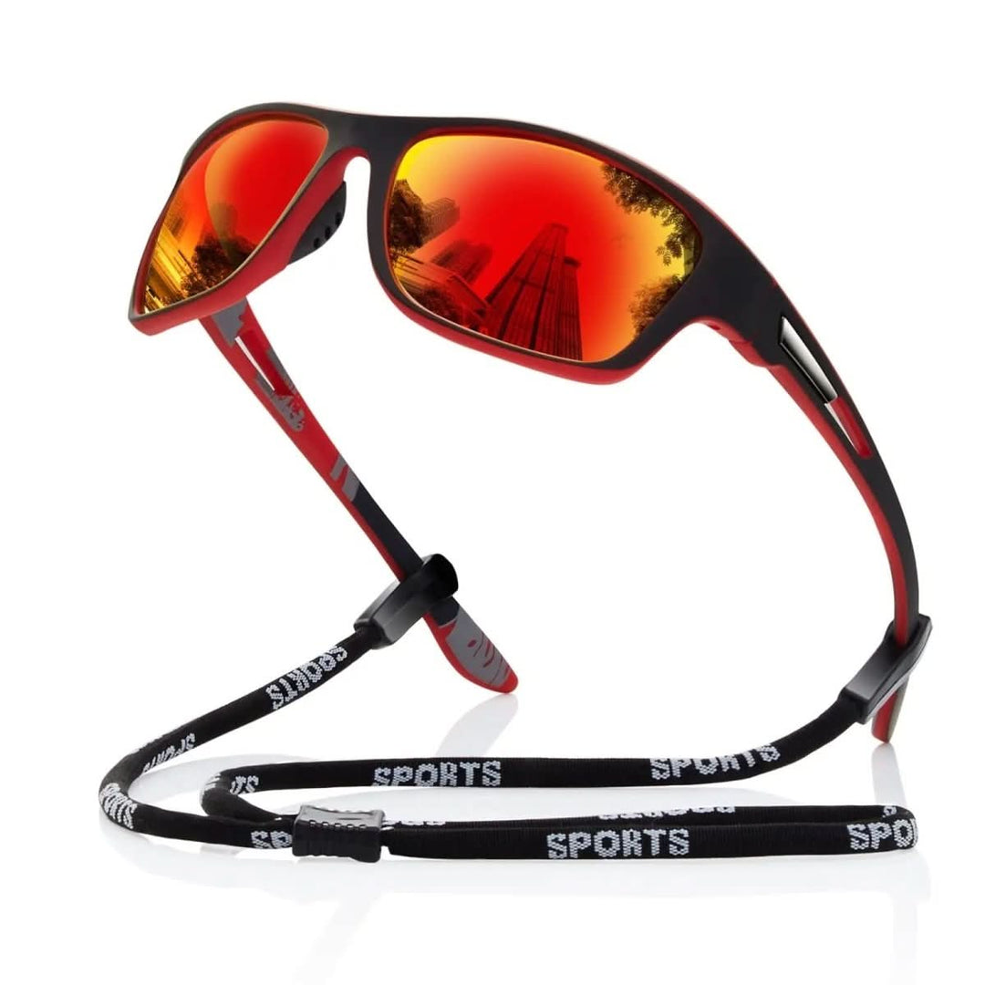 Sport Sonnenbrille Unisex Polarisierte Gläser Ergonomisch für Outdoor-Aktivitäten 0