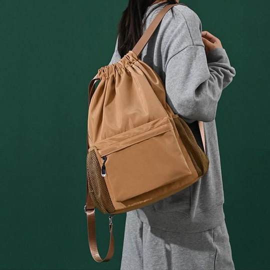 Sportlicher Rucksack mit Kordelzug und Schuhfach 5