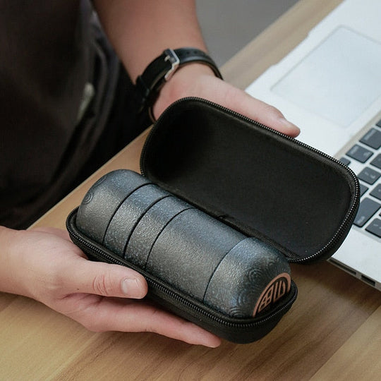 Stapelbares Tee Set für Teeliebhaber – Praktisches Tee Geschenkset für Reisen und Unterwegs 0