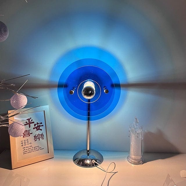 Stehlampe mit Sonnenuntergangsprojektion für kreative Lichtgestaltung 11