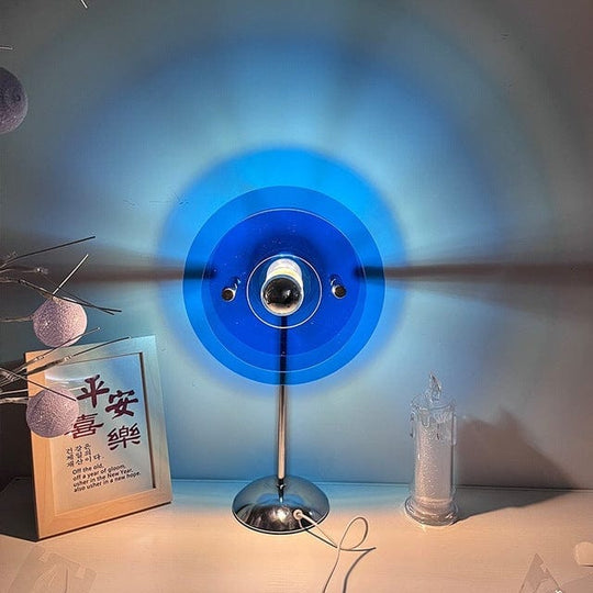 Stehlampe mit Sonnenuntergangsprojektion für kreative Lichtgestaltung 11