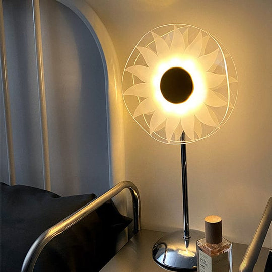 Stehlampe mit Sonnenuntergangsprojektion für kreative Lichtgestaltung 2