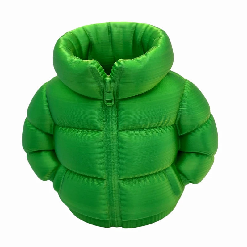 Stifthalter Mini Pufferjacke für kreative Büros 11
