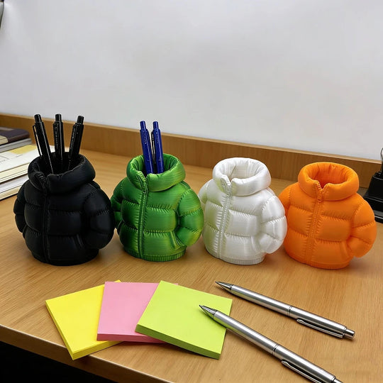Stifthalter Mini Pufferjacke für kreative Büros 5