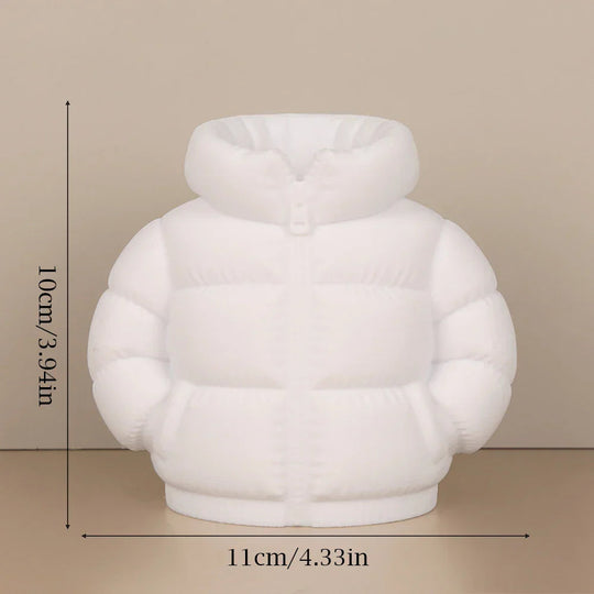 Stifthalter Mini Pufferjacke für kreative Büros 8