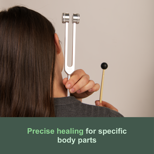 Stimmgabel 128 Hz für Klangtherapie und Vibrationstherapie 0