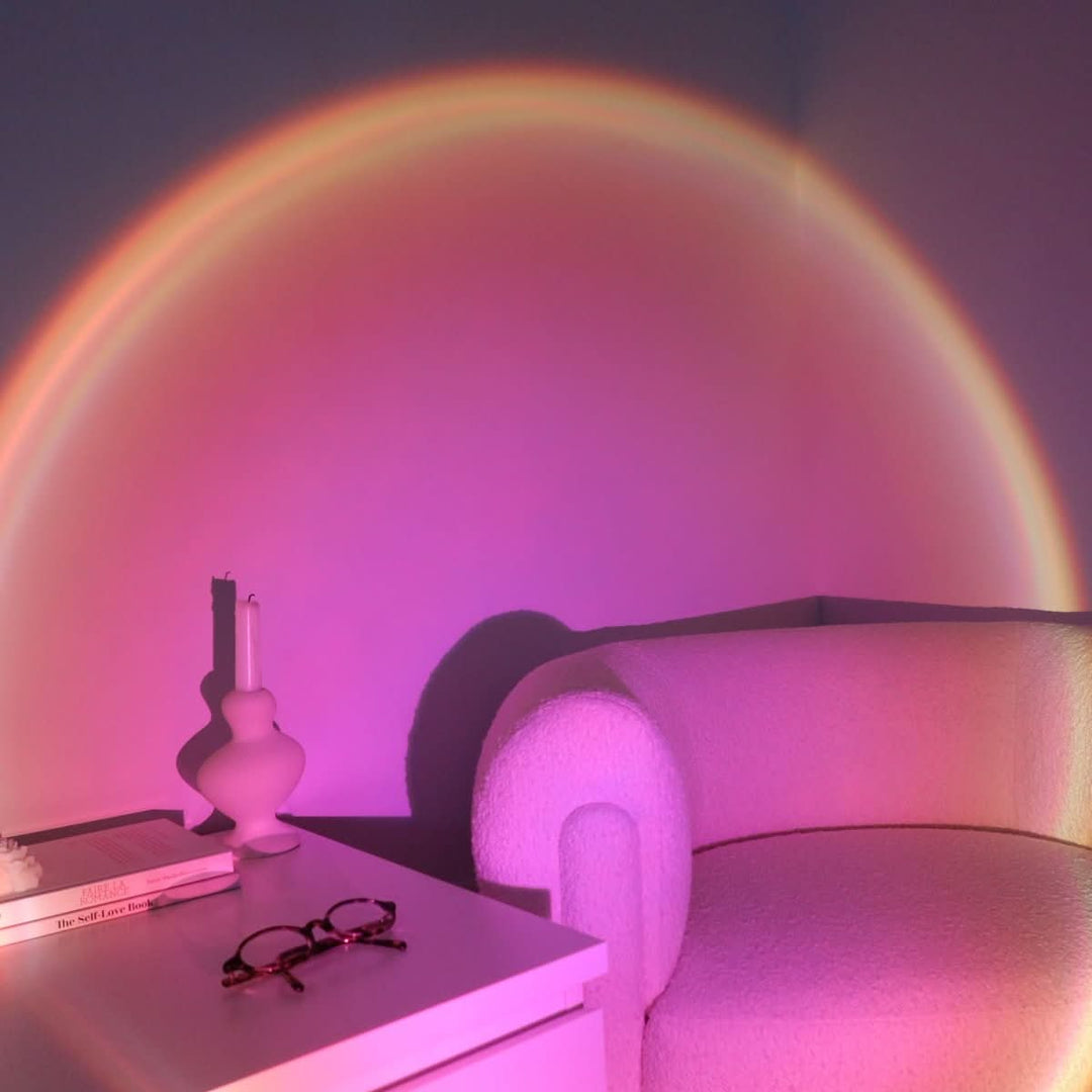 Stimmungsvolle Stehlampe mit LED-Technologie für entspannendes Licht und individuelle Farbmodi 5