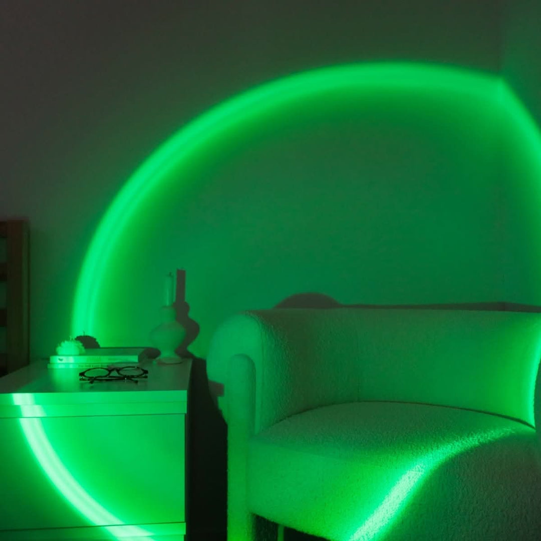 Stimmungsvolle Stehlampe mit LED-Technologie für entspannendes Licht und individuelle Farbmodi 6