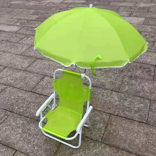 Strandkorb mit Sonnenschirm Komfortabel und Praktisch 4