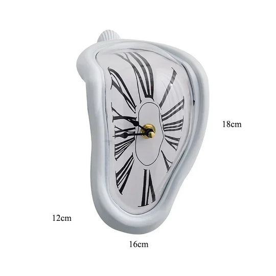 Surrealistische Wanduhr im Dali-Stil für Zuhause und Garten 5