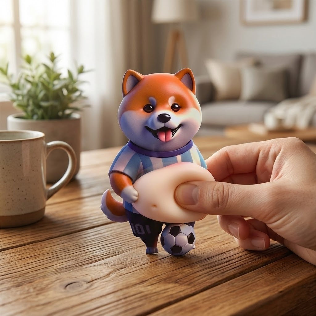 Süßer Shiba Silikon-Aufkleberschutz 6
