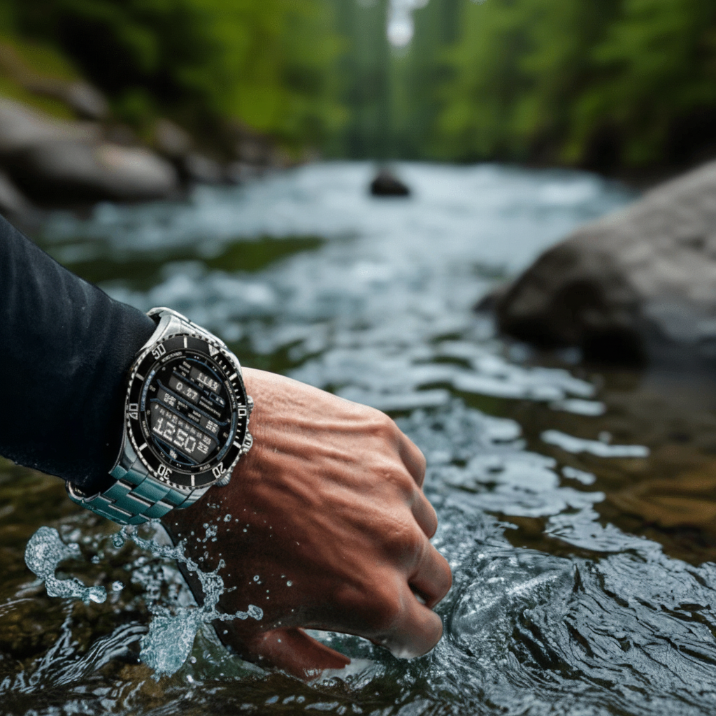 Taktische Smartwatch mit GPS und Gesundheitsüberwachung für Männer 2