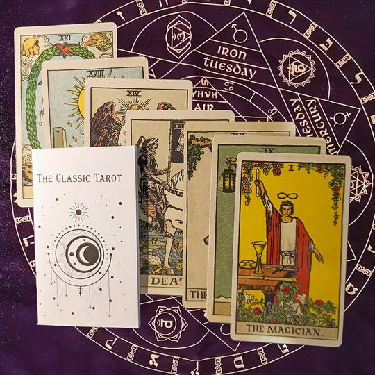 Tarotkarten Set Mit 78 Karten Und Leitfaden Zur Deutung Für Spirituelle Erkundung 4