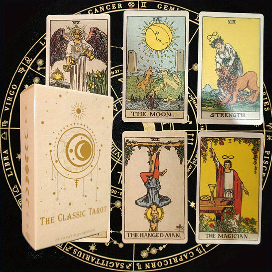 Tarotkarten Set Mit 78 Karten Und Leitfaden Zur Deutung Für Spirituelle Erkundung 5