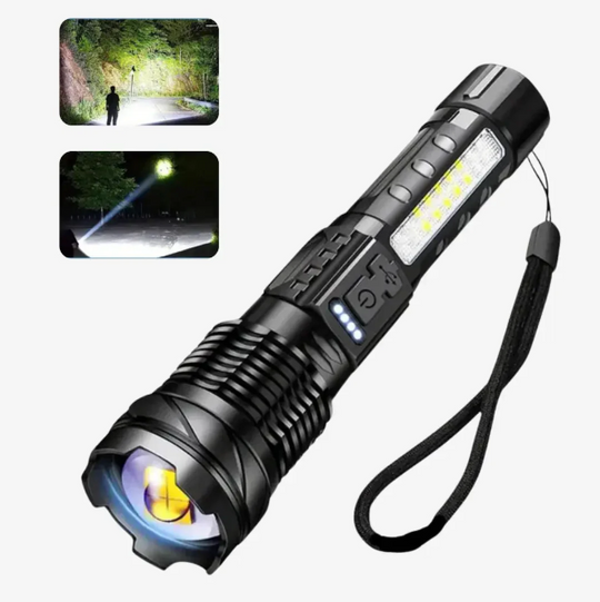 Taschenlampe für Outdoor-Abenteuer Wasserdicht 5000 Lumen Wiederaufladbar Kompakt 0