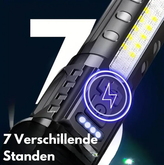 Taschenlampe für Outdoor-Abenteuer Wasserdicht 5000 Lumen Wiederaufladbar Kompakt 3