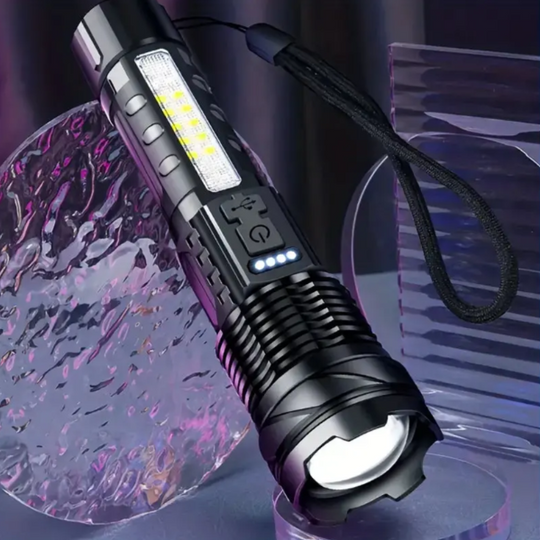 Taschenlampe für Outdoor-Abenteuer Wasserdicht 5000 Lumen Wiederaufladbar Kompakt 4