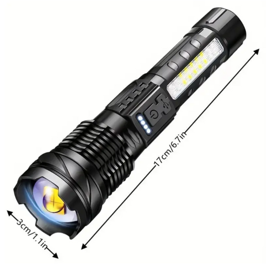 Taschenlampe für Outdoor-Abenteuer Wasserdicht 5000 Lumen Wiederaufladbar Kompakt 5