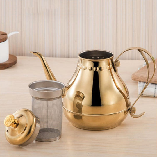 Teekanne Mit Sieb Für Oolong Tee - Praktische Teekanne Mit Langen Ausguss, 1,2 L oder 1,8 L Füllmenge 1