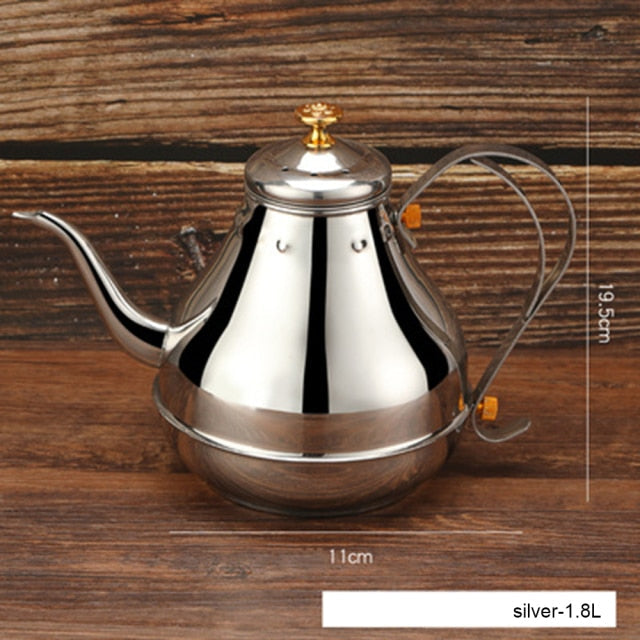 Teekanne Mit Sieb Für Oolong Tee - Praktische Teekanne Mit Langen Ausguss, 1,2 L oder 1,8 L Füllmenge 7