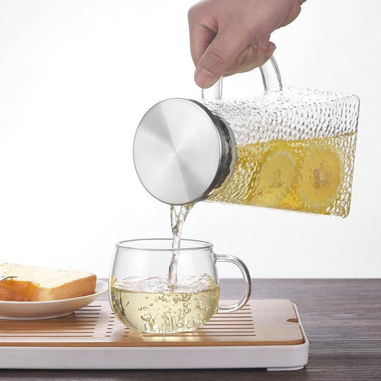 Teekessel aus Glas mit Filter für modernes Design 1200 ml 1500 ml 1800 ml 3