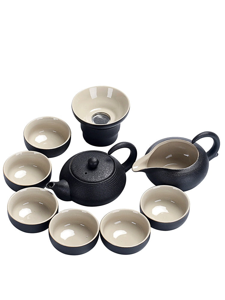 Teetassen-Set Chinesischer Stil Mit Kunstvollen Details 1