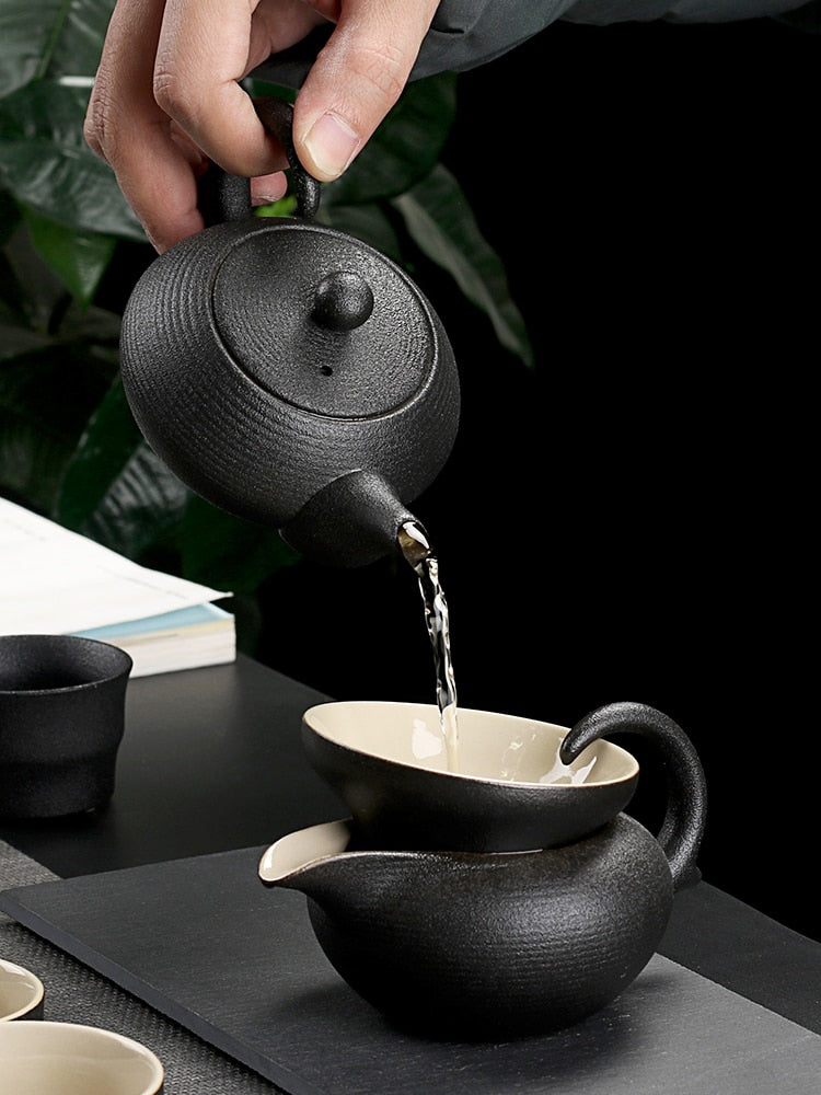Teetassen-Set Chinesischer Stil Mit Kunstvollen Details 3