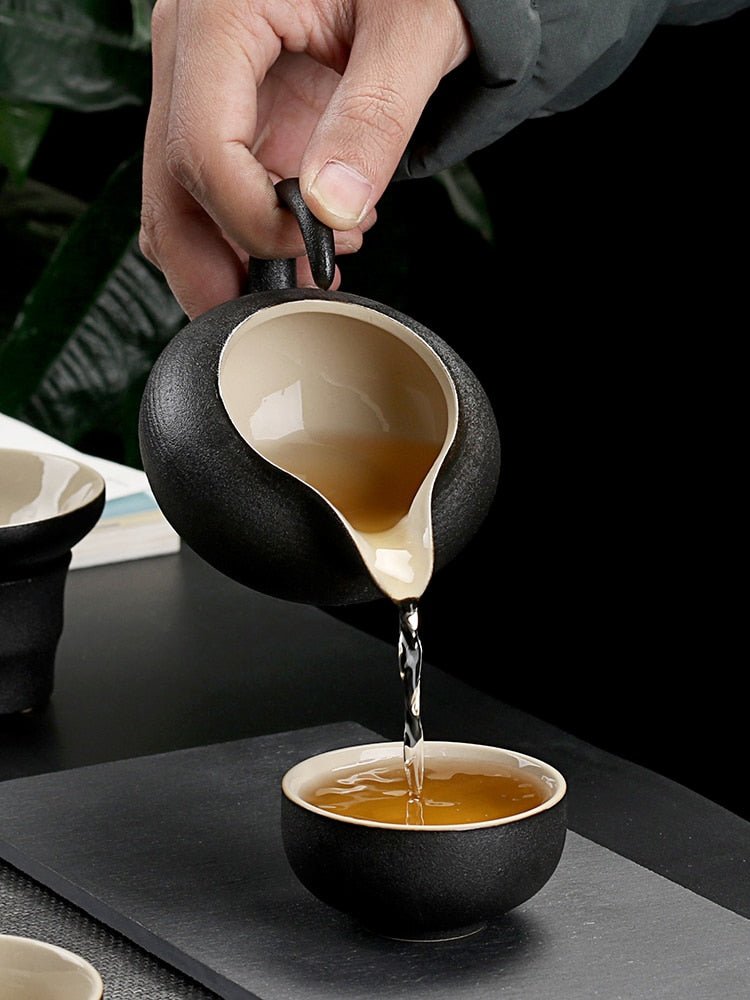 Teetassen-Set Chinesischer Stil Mit Kunstvollen Details 4