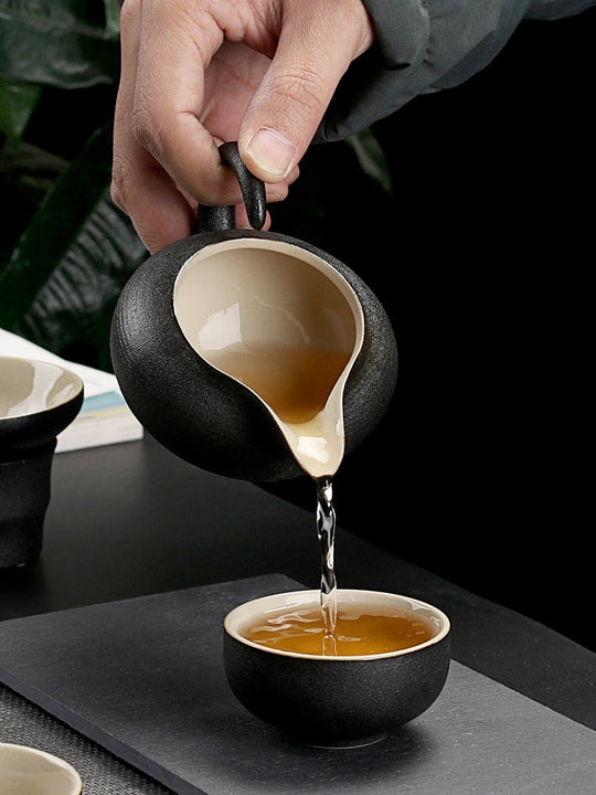 Teetassen-Set Chinesischer Stil Mit Kunstvollen Details 4
