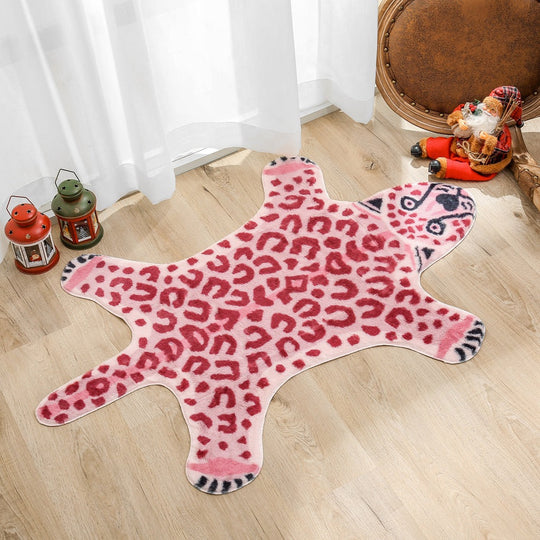 Teppich Leopardenform mit Tiermotiv 0