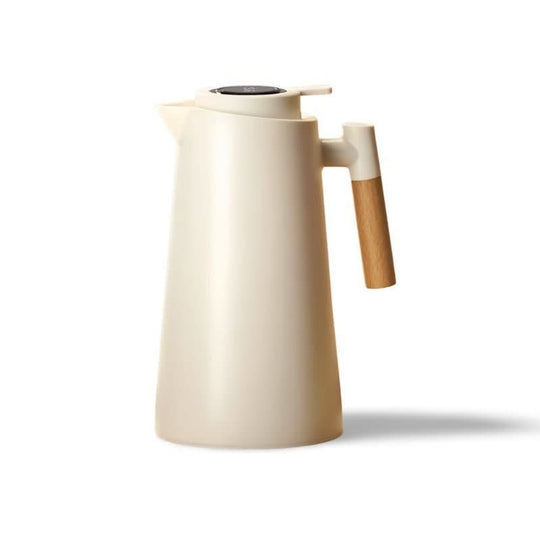 Thermoskanne 1L Auslaufsicher Minimalistisch für Kaffee und Tee 6