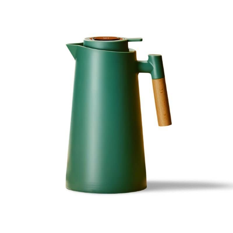 Thermoskanne 1L Auslaufsicher Minimalistisch für Kaffee und Tee 7