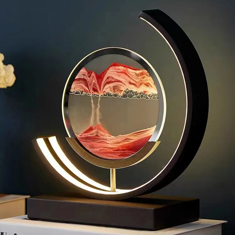 Tischlampe 3D Sandschalen Design 1