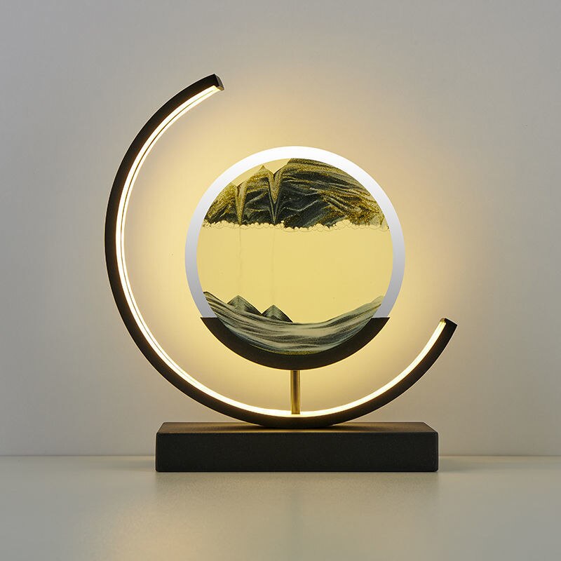Tischlampe 3D Sandschalen Design 12