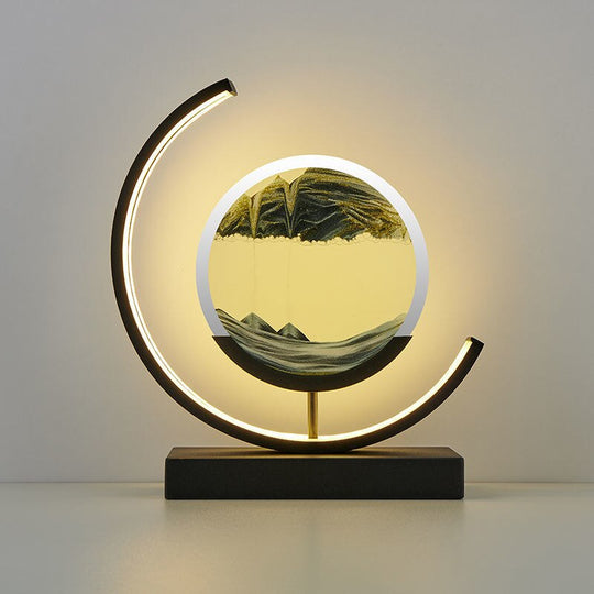 Tischlampe 3D Sandschalen Design 12