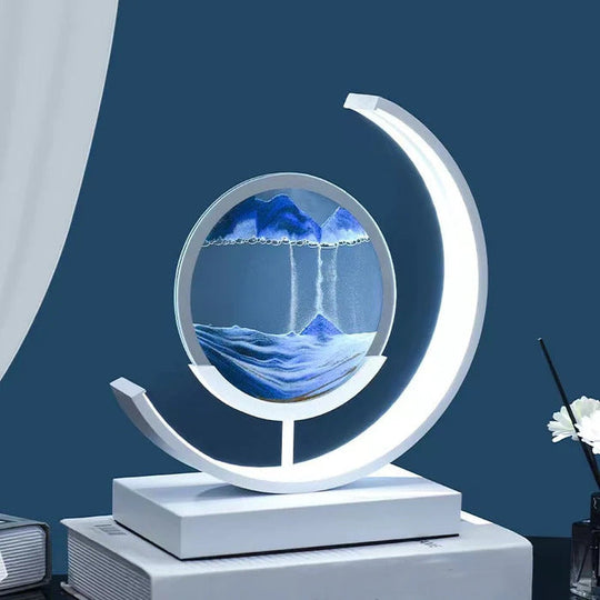 Tischlampe 3D Sandschalen Design 2